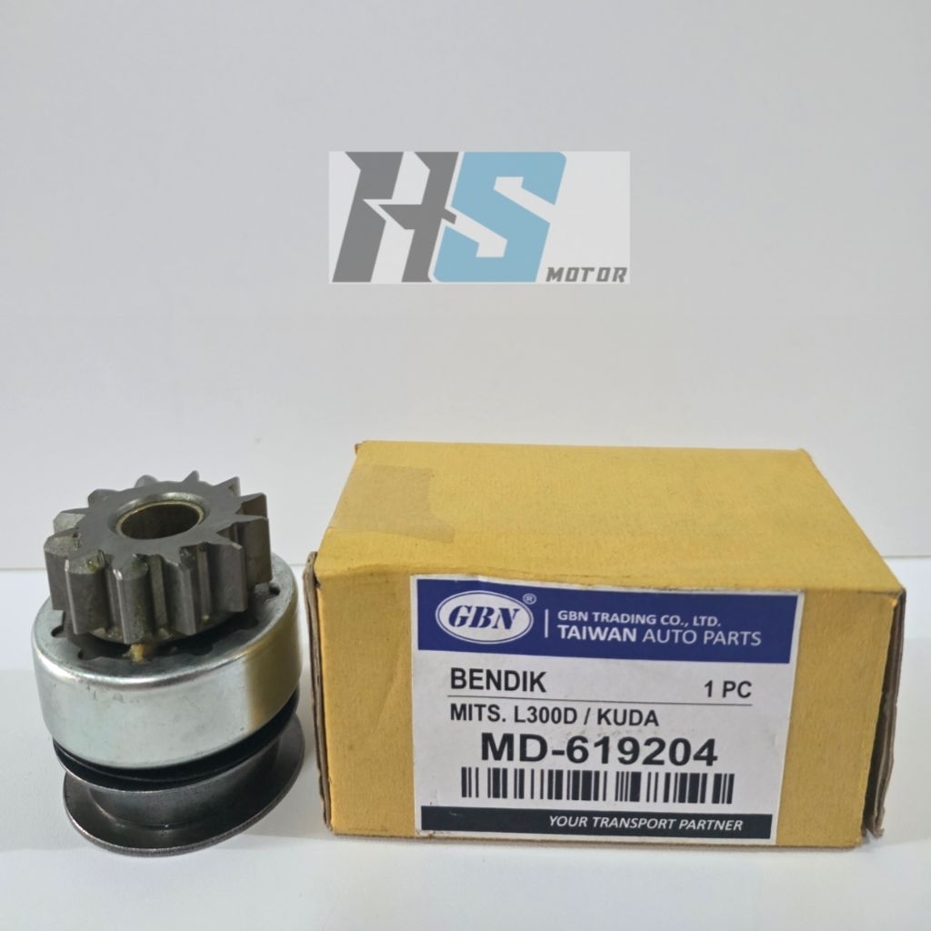 BENDIX STARTER 12T GIGI 12 BENDIK STATER MOBIL MITSUBISHI L300 DIESEL L038 L039 KUDA DIESEL MD619204