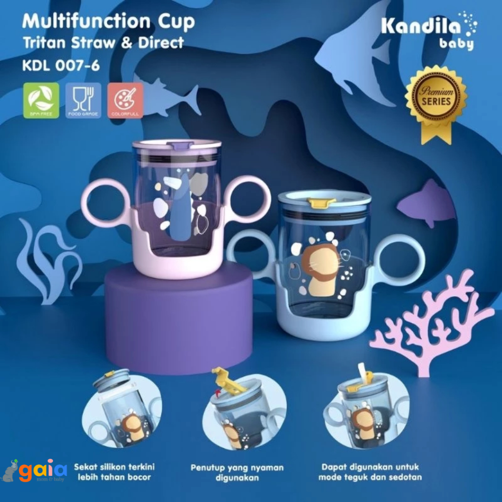 Kandila Baby Multifunction Cup Tritan Straw & Direct KDL007-6