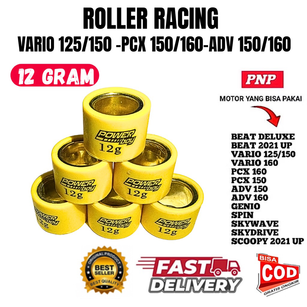 Roller Vario 125 12Gram Roller RACING Pcx 12gram Roller Scoopy Roller beat 12gram