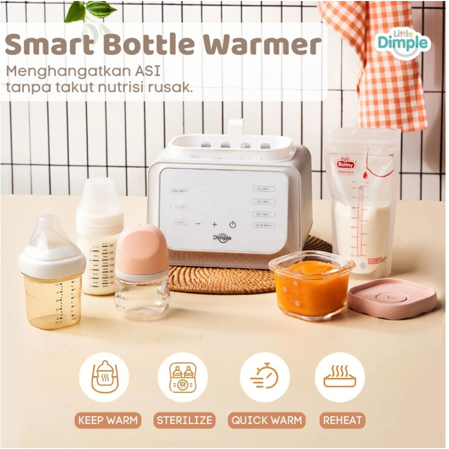 Little dimple smart bottle warmer / penghangat botol susu