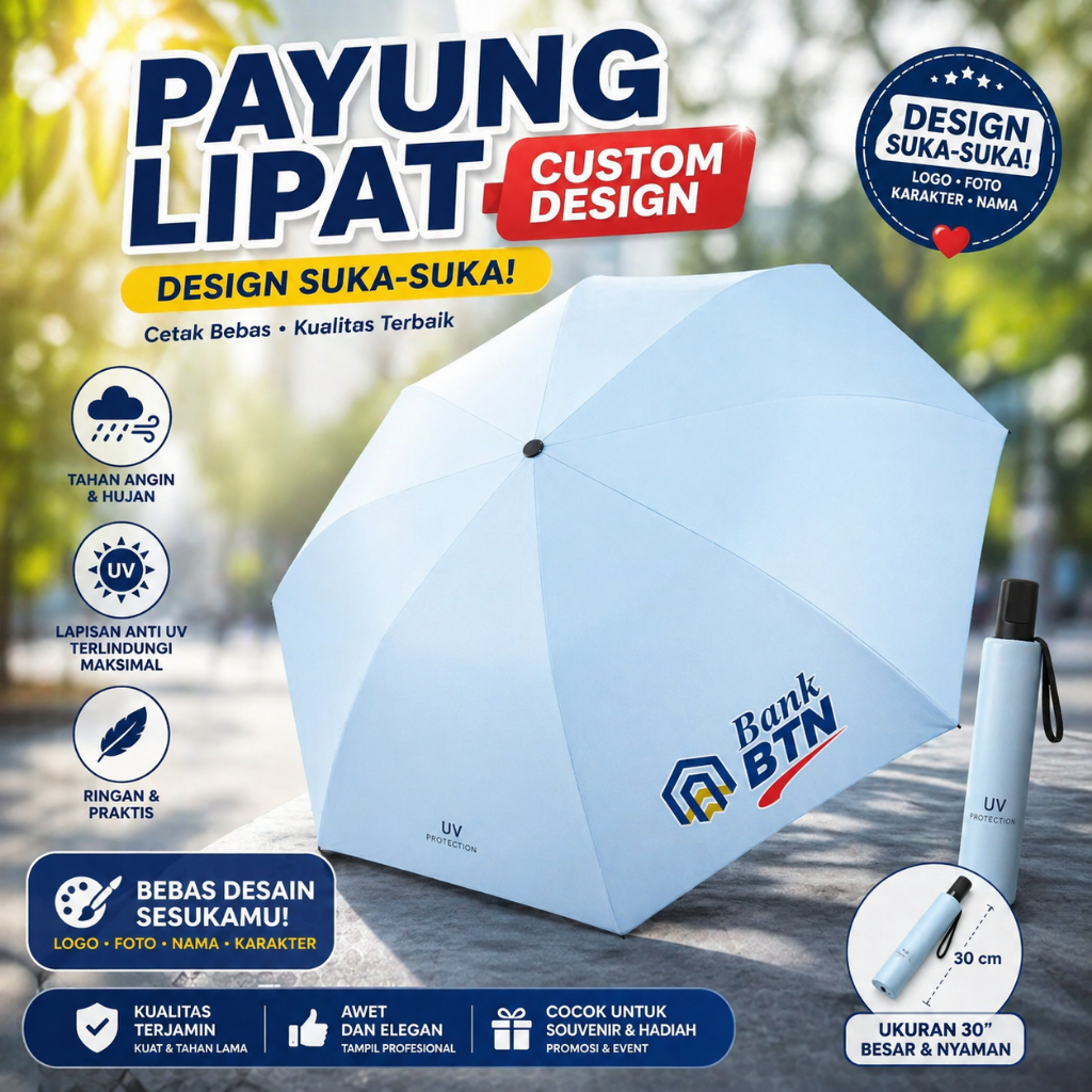 Payung Custom/payung Manual Custom/payung promosi/payung souvenir/payung