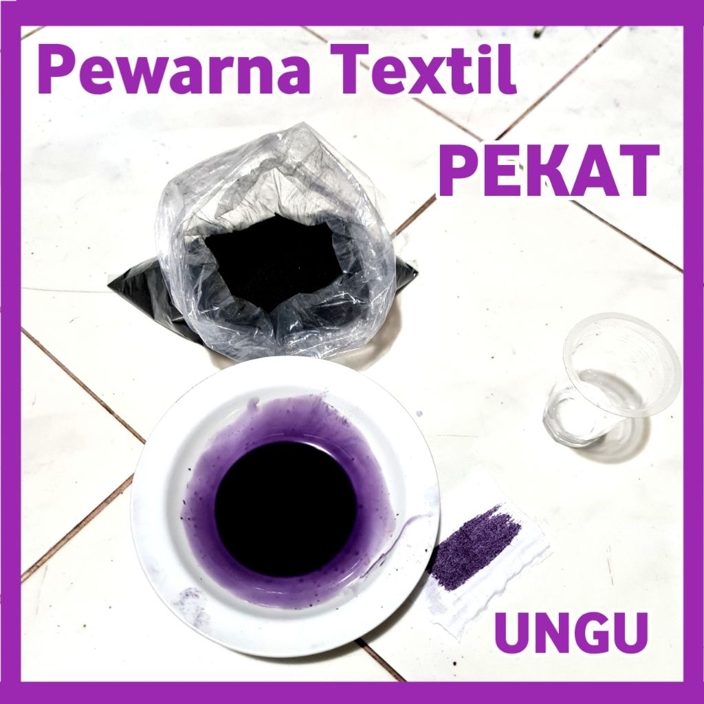 Pewarna pakaian / Wantex kiloan Ungu 1kg
