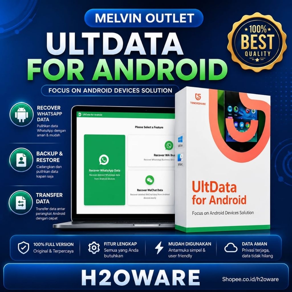 TENORSHARE ULT DATA ANDROID - Windows|Android|IOS|Iphone|Backup|Repair|Whatsapp|Transfer