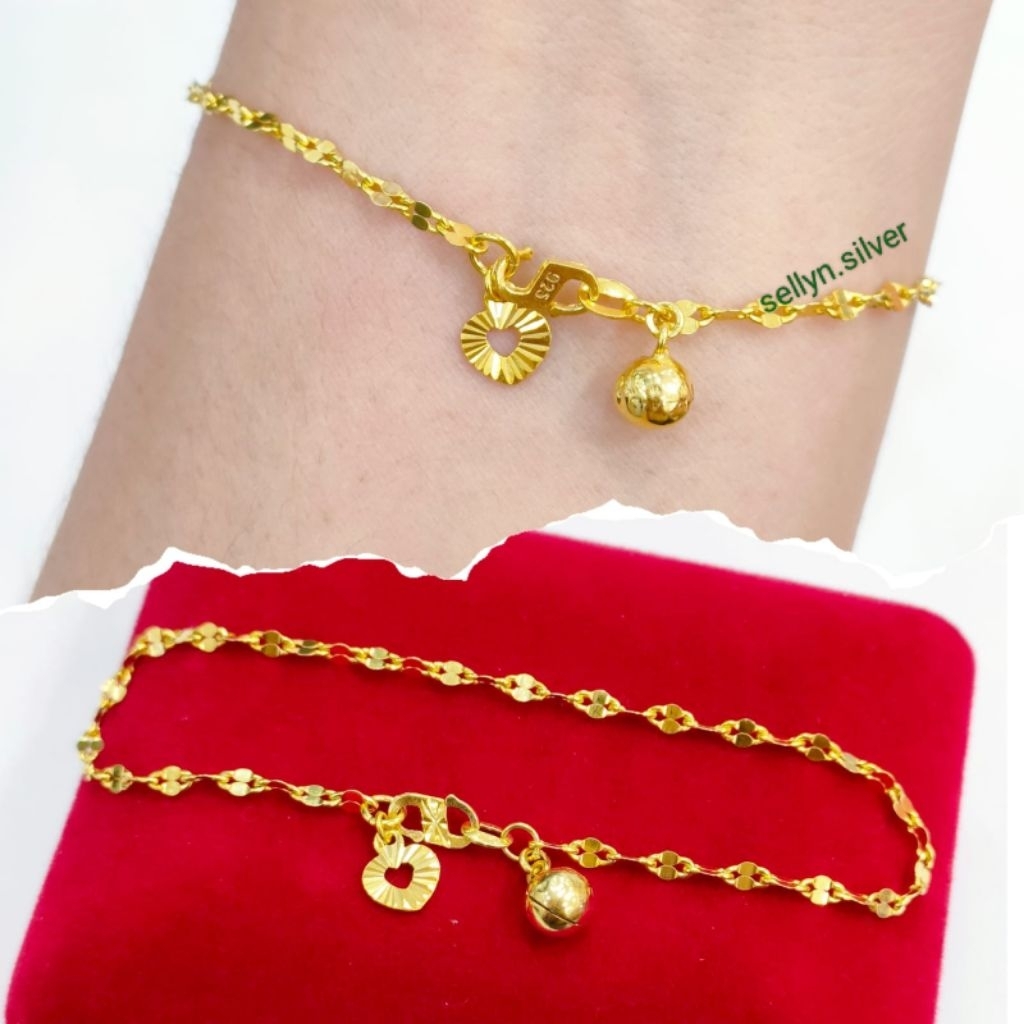 Gelang Tangan Anak Dan Dewasa Biji Kopi Perak 925 Asli