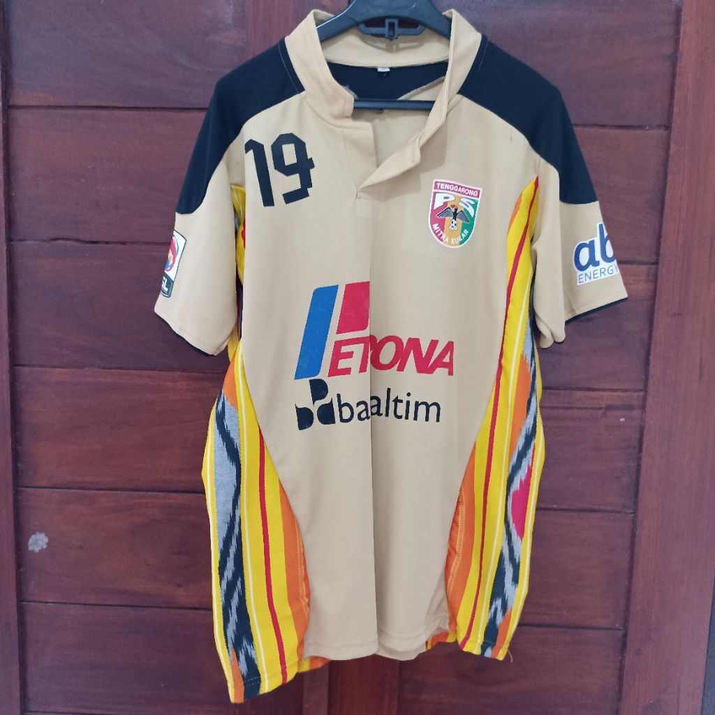 jersey original matchworn achmad bustomi mitra kukar 2013