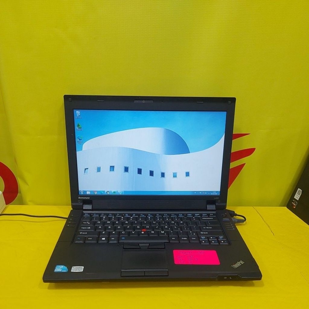Laptop Lenovo Thinkpad L412 core i3 M370 ram 4gb hdd 500gb minus baterai 1308