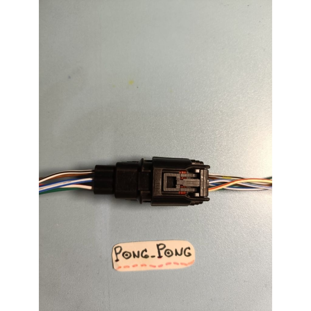 SOKET SENSOR CKP HONDA VARIO 125 OLD KZR MALE DAN FEMALE PIN 6