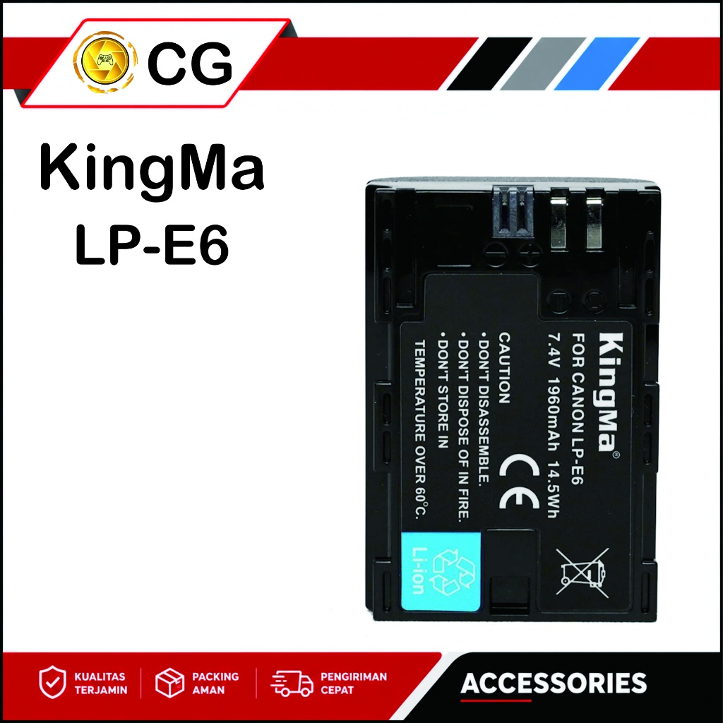 Battery KingMa for Canon LP-E6 Baterai LP E6