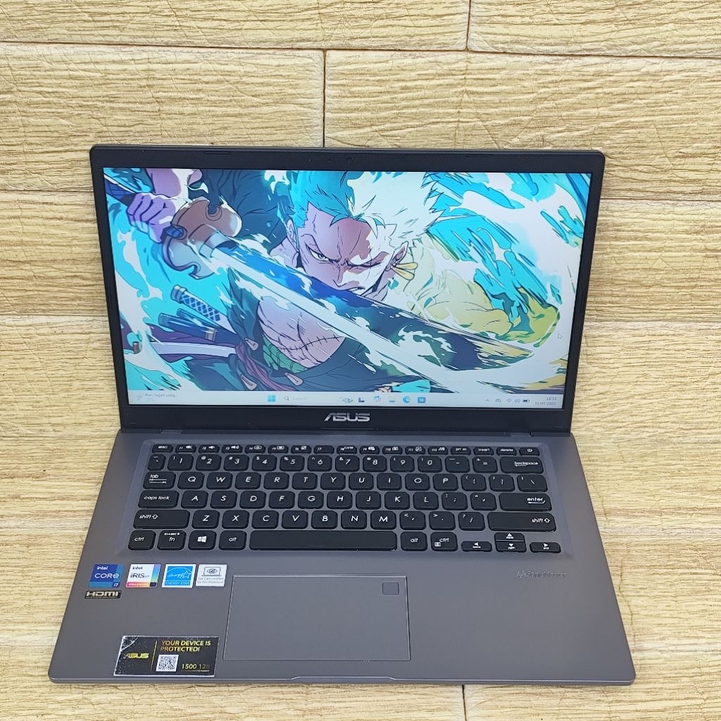 Laptop 2nd ASUS P1412CEA CORE I7-1165G7 RAM 16GB SSD 512GB FHD