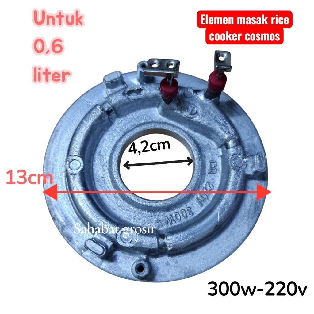 elemen rice cooker cosmos 0,6liter