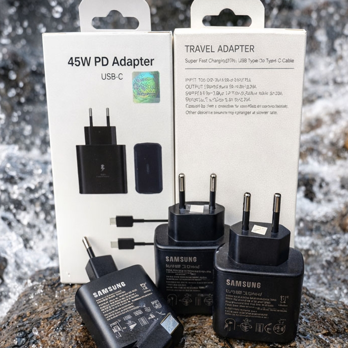 100% Original Fast Charging 25W 45W Set Charger Samsung Type-C Kabel Data 1 Meter/1.8 Meter 3A/5A