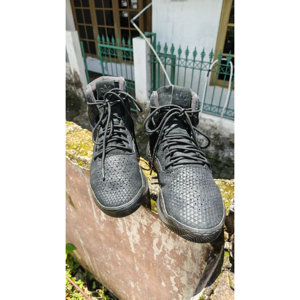 Sepatu Adidas Original Tubular Instict Boost (Full Black)