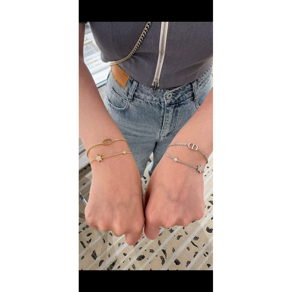 gelang cd beuty original sisa silver n gold