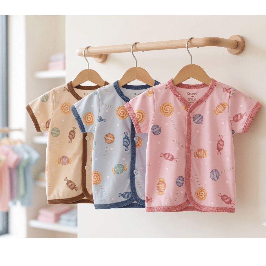 Setelan Baju Bayi Newborn Baru Lahir SNI Tokusen Calmet Costly