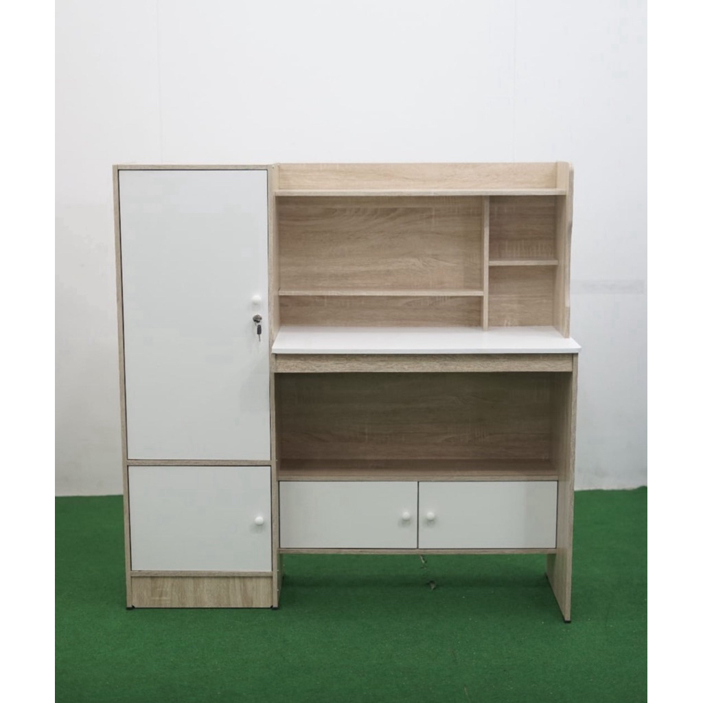 MEJA BELAJAR POLOS,LEMARI BUKU,MEJA BELAJAR MINIMALIS
