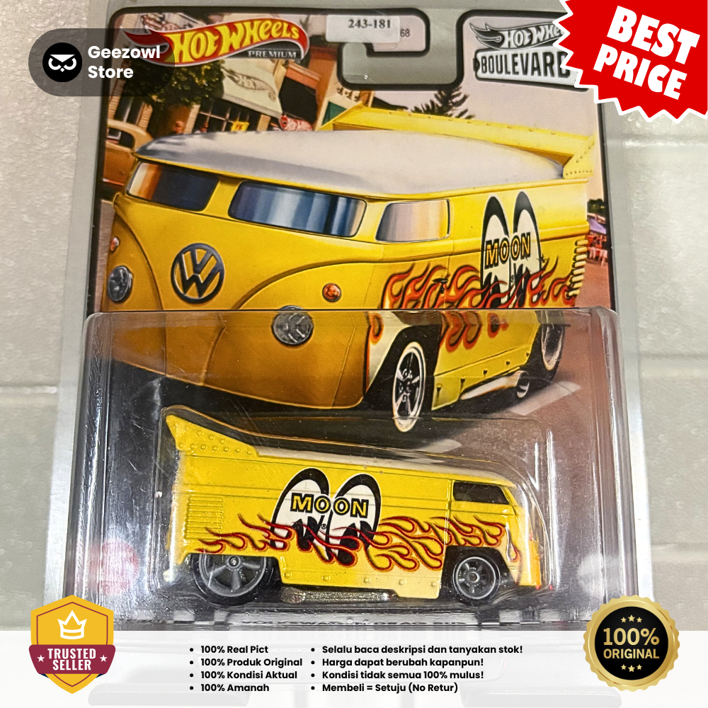 Hot Wheels Premium Volkswagen Drag Bus Mooneyes Boulevard (Protector)