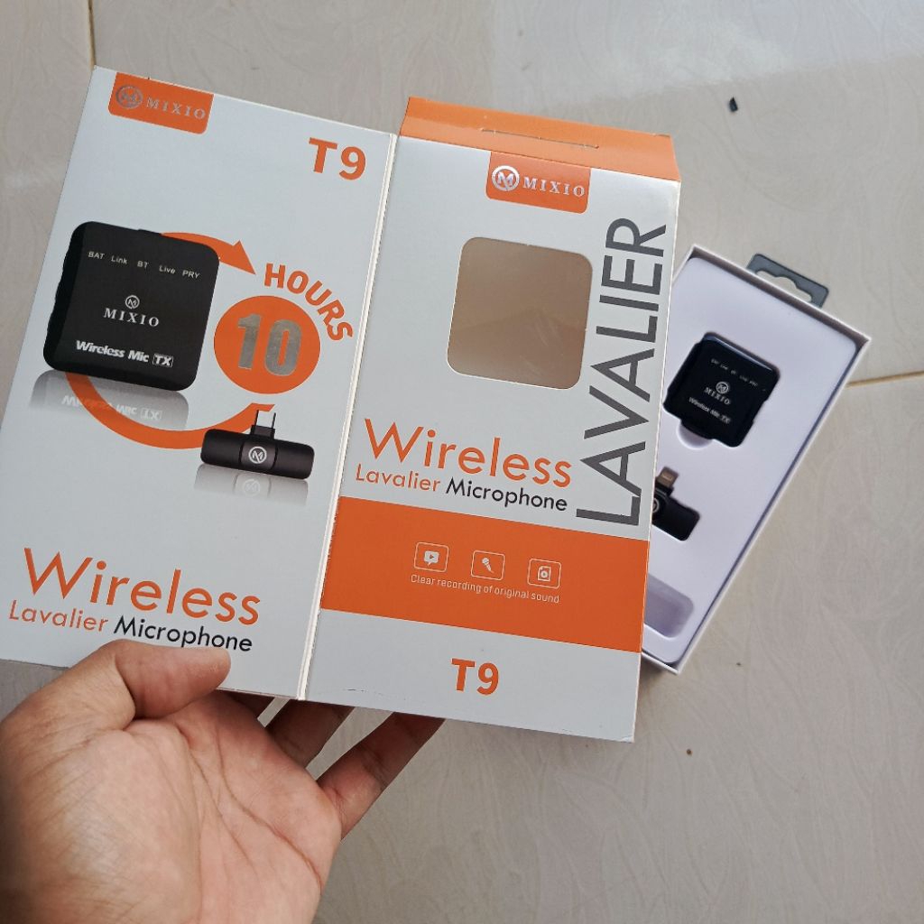Mic Wireless MIXIO T9 untuk iphone lightning