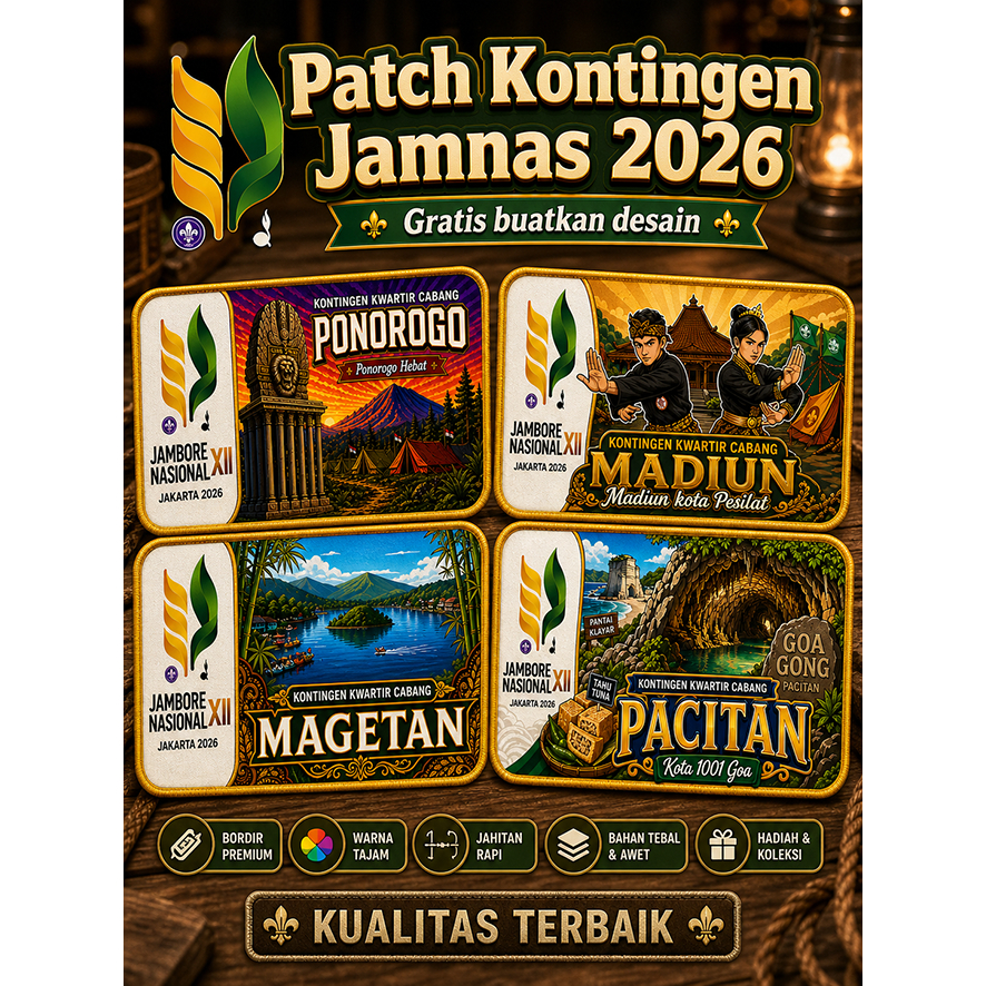 PATCH KONTINGEN JAMNAS 2026 - PRINT SUBLIM