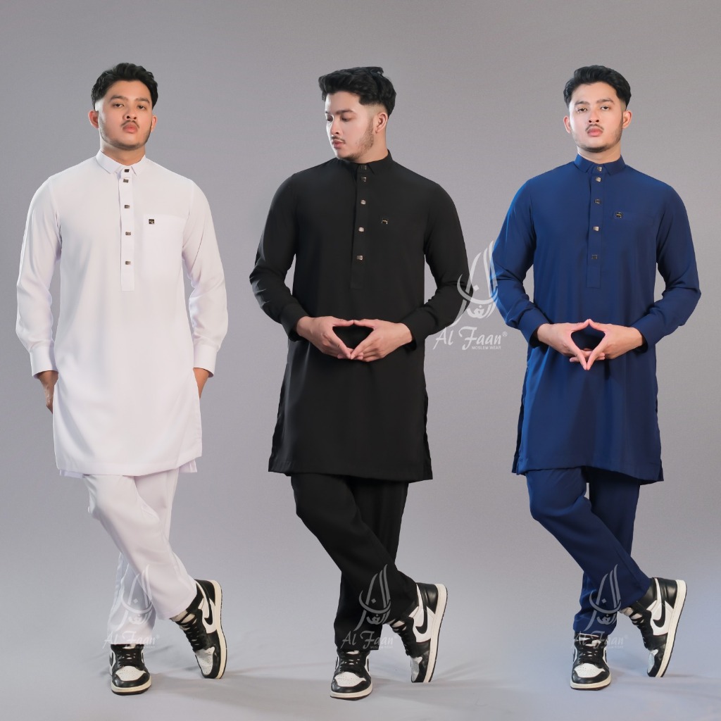 Baju Setelan Koko polos stelan pakistan stelan Melayu Slimfit Gamis stelan pakistan Jubah Pria Musli