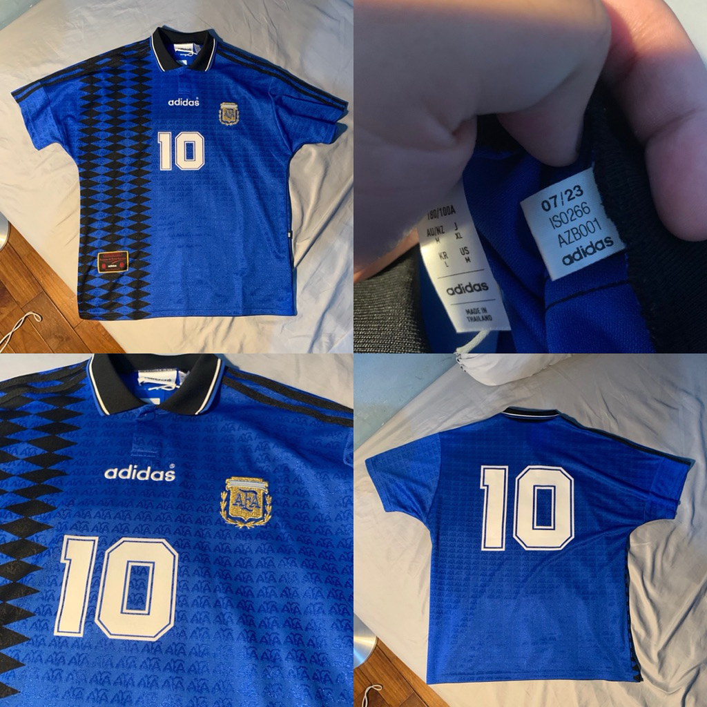 Argentina Away 1994 - BNWT - Size L - Reissue - IS0226