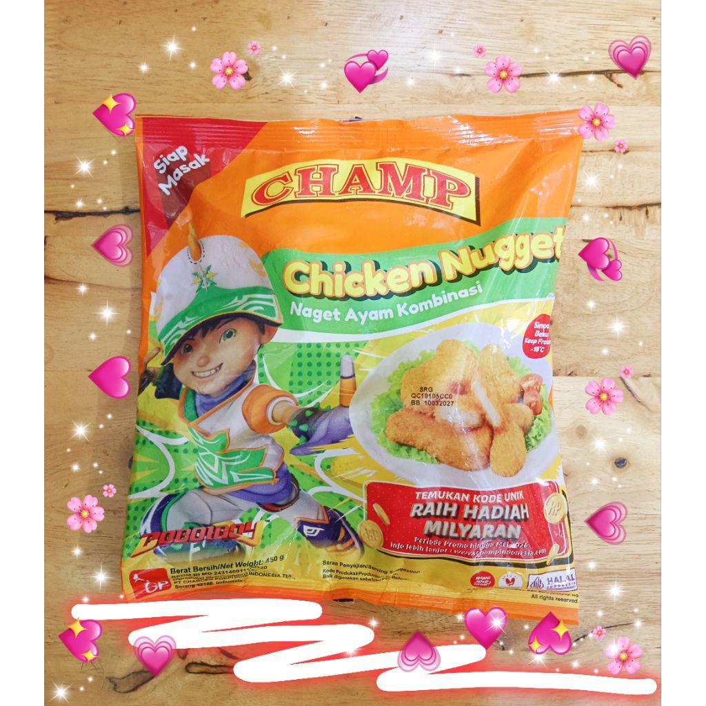 CHAMP NUGGET/SOSIS/BURGER/SIOMAY