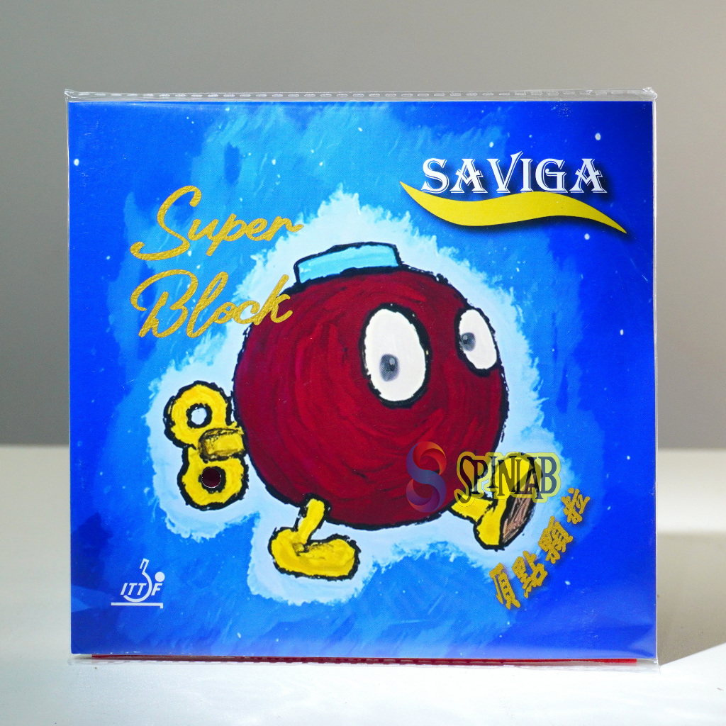 SAVIGA Super Block Top | Karet Bintik Panjang Pingpong Tenis Meja ITTF