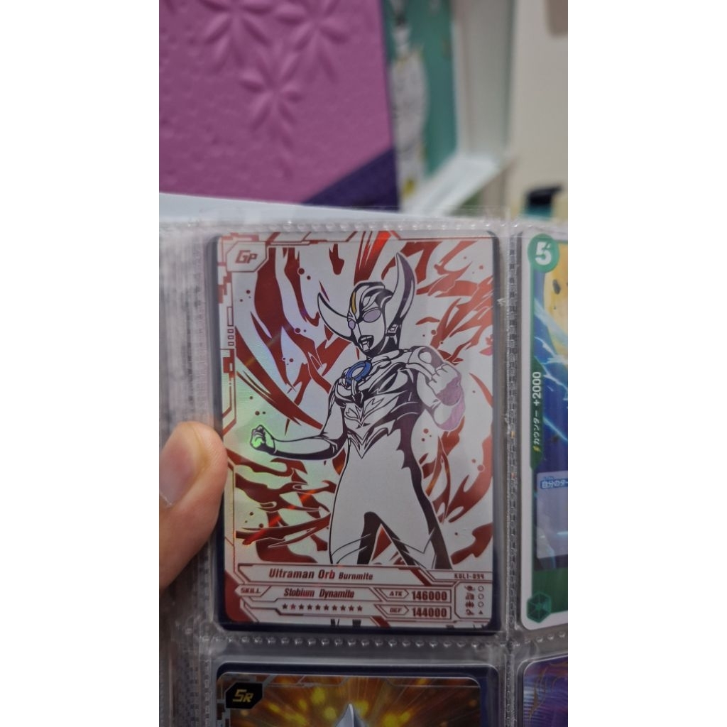 Kartu Kayou Ultraman - GP Ultraman Orb Burnmite