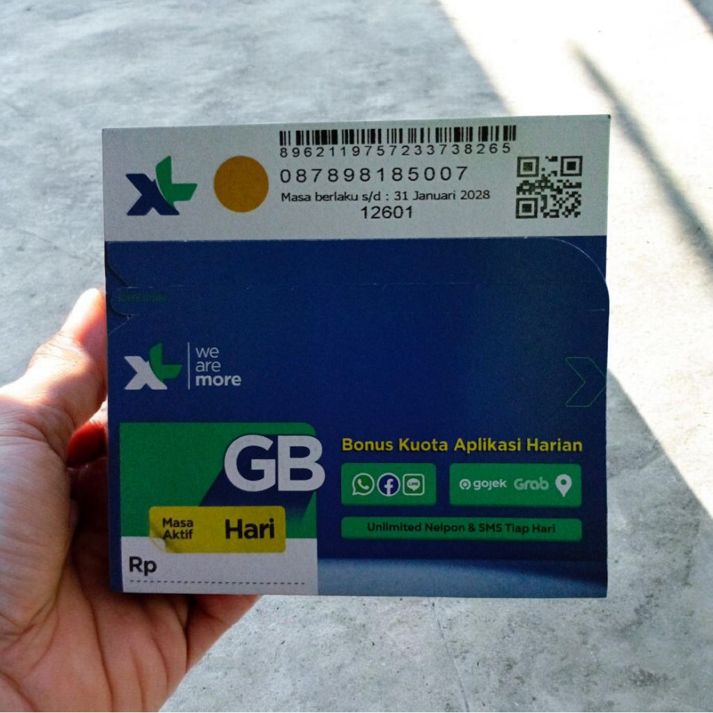 nomor cantik XL 878 9 818 5007 isi kuota 3gb jaringan 5G