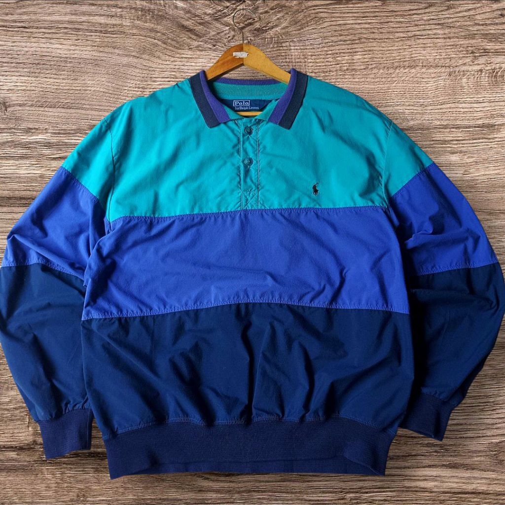 Vintage 90's Polo Ralph Lauren pullover windbreaker jacket