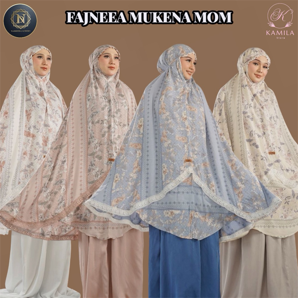 Fajneea Mukena Sanara Mukena Fateeha Mukena Marvva Mukena Set Potongan by Nadheera Luxury Mukena Nad