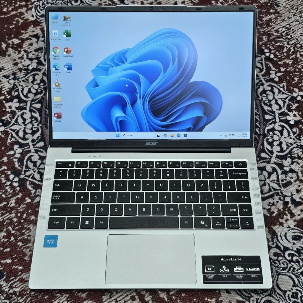 Laptop Acer Aspire Lite 14 Intel N100 RAM 8GB SSD 256GB GENERASI TERBARU