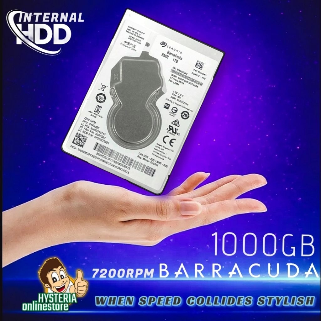 Hardisk Internal Laptop PS3 PS4 1Tb 7200RPM | HDD Harddisk Internal 1Tb 7200RPM Garansi