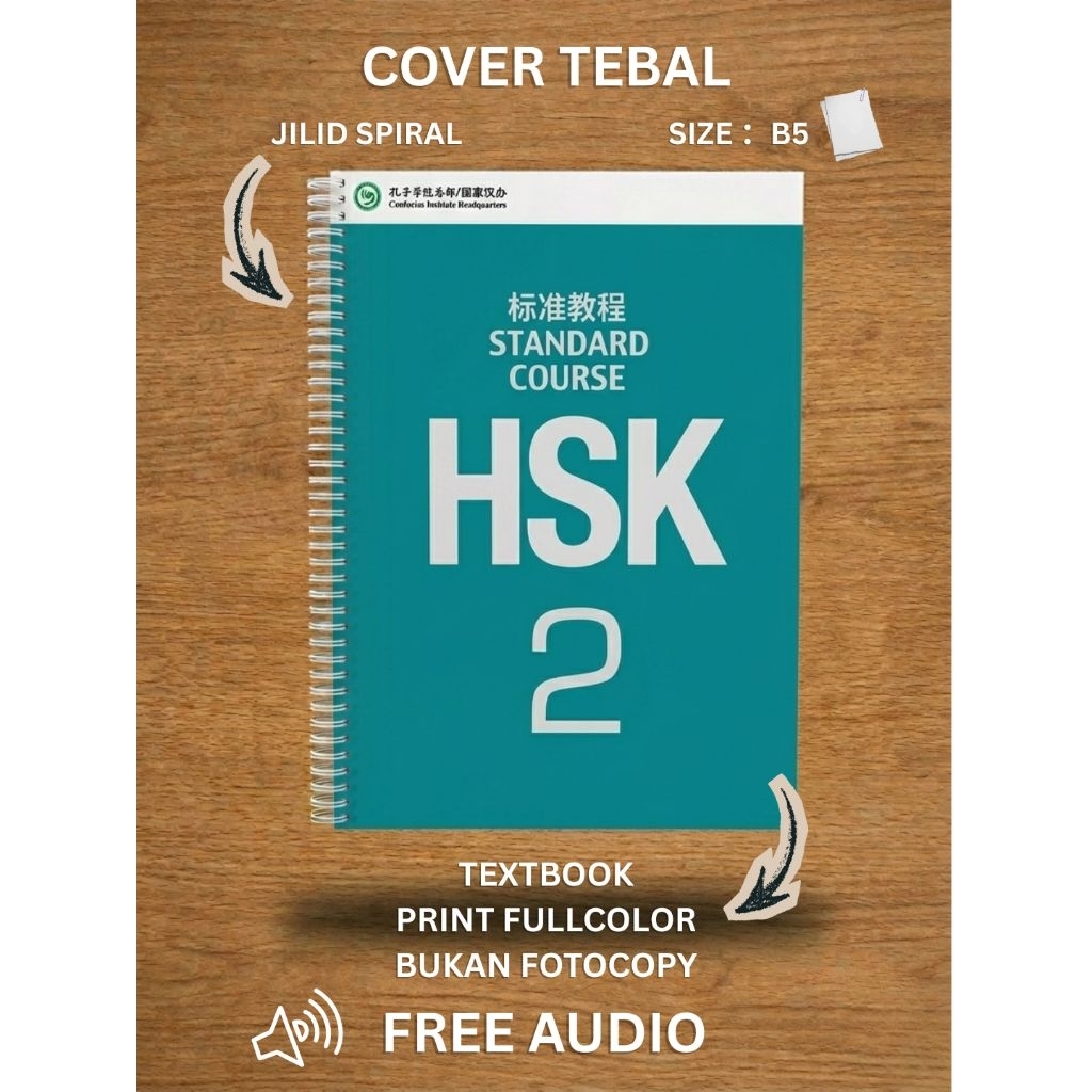 Paket HSK 2 Standard Course : Workbook & Textbook