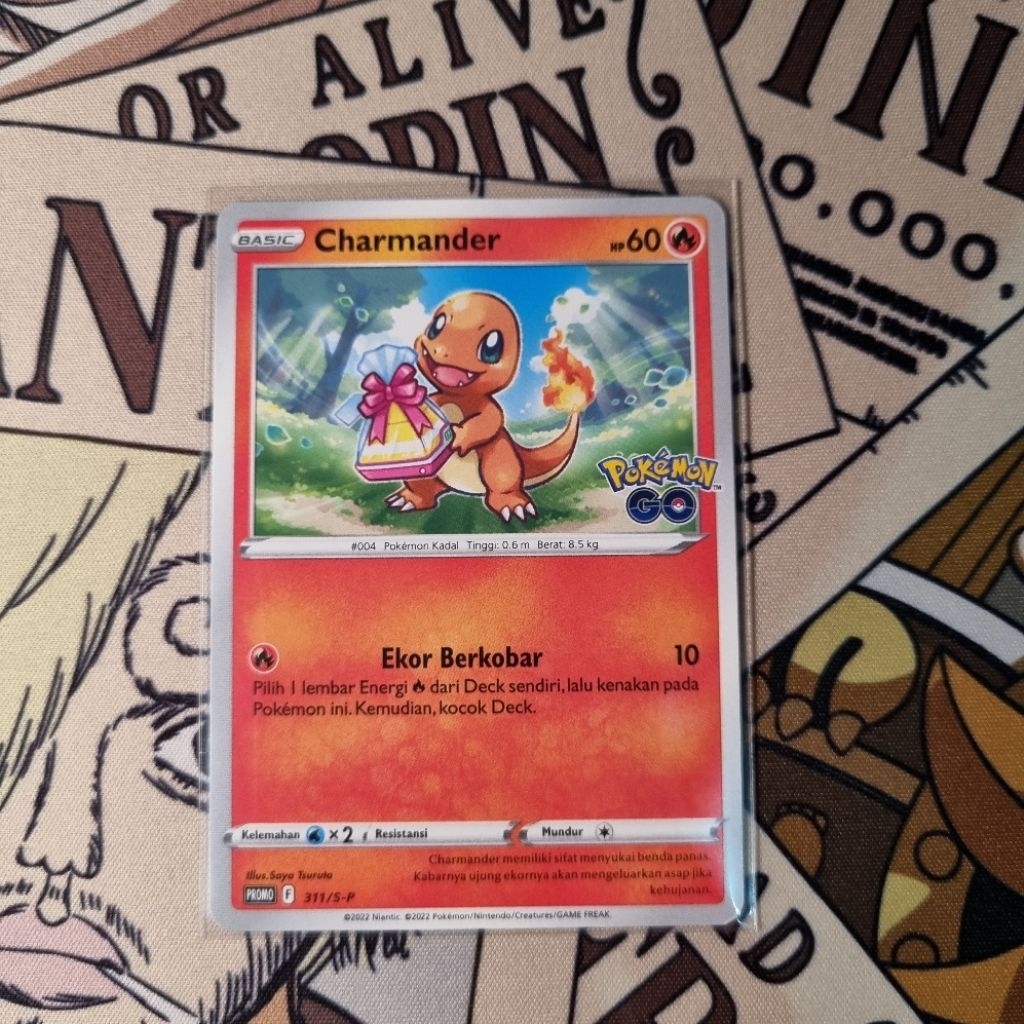 Charmander Pokemon Go Promo Pokemon TCG Indo