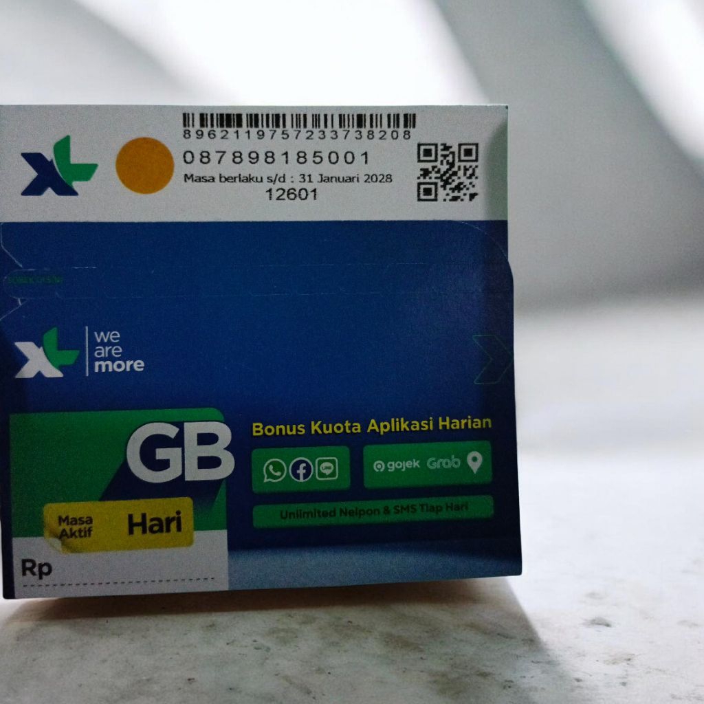 nomor cantik XL 878 9 818 5001 isi kuota 3gb jaringan 5G
