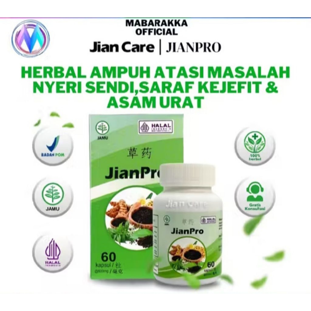 Jian Care JianPro Asli Obat Tulang Nyeri Sendi Tulang Rematik Asam Urat