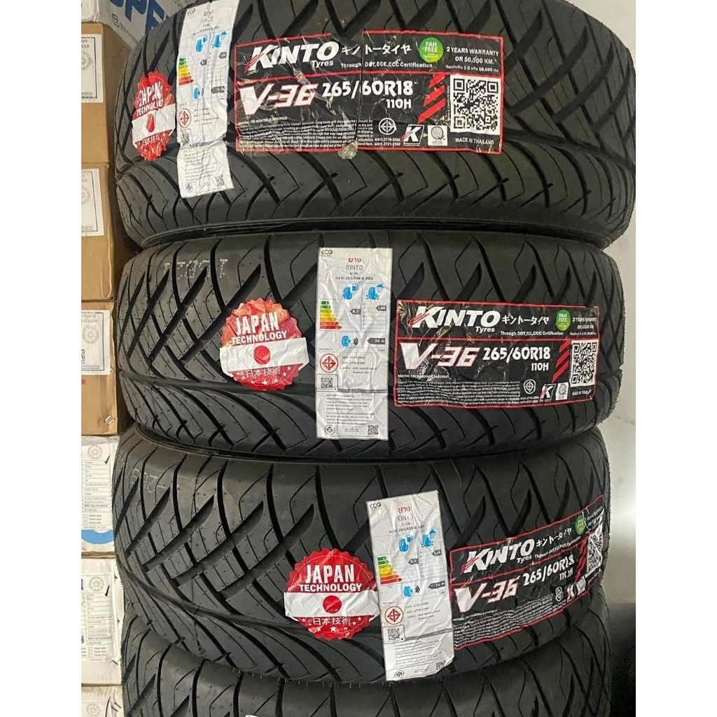 Ban mobil KINTO 265/60 R18 untuk pajero fortuner hilux triton