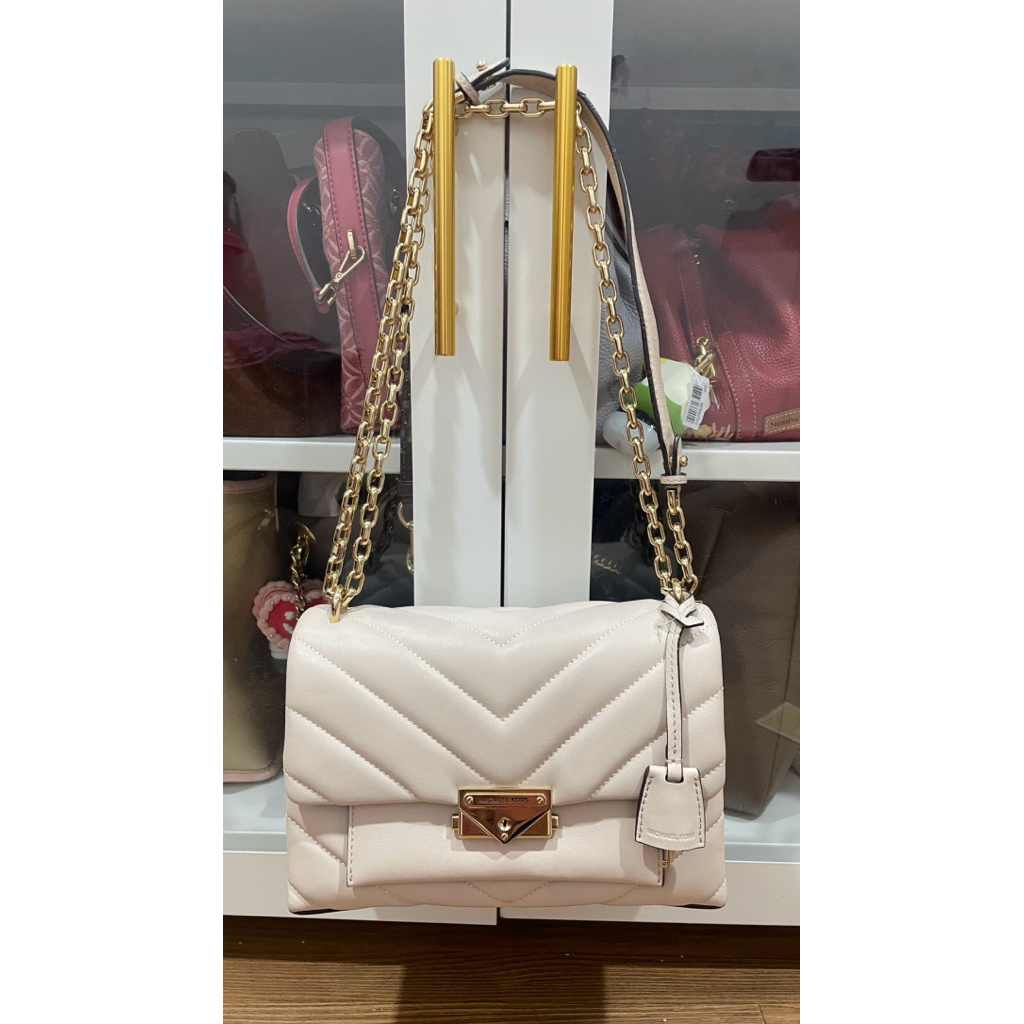 MK Cece Medium Soft Pink Leather Preloved Ori