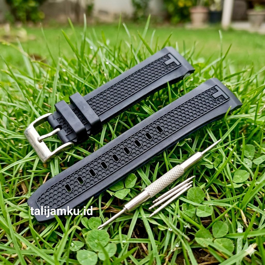 Strap Tali Jam Ti$$ot PRC-200 Rubber Strap Hitam