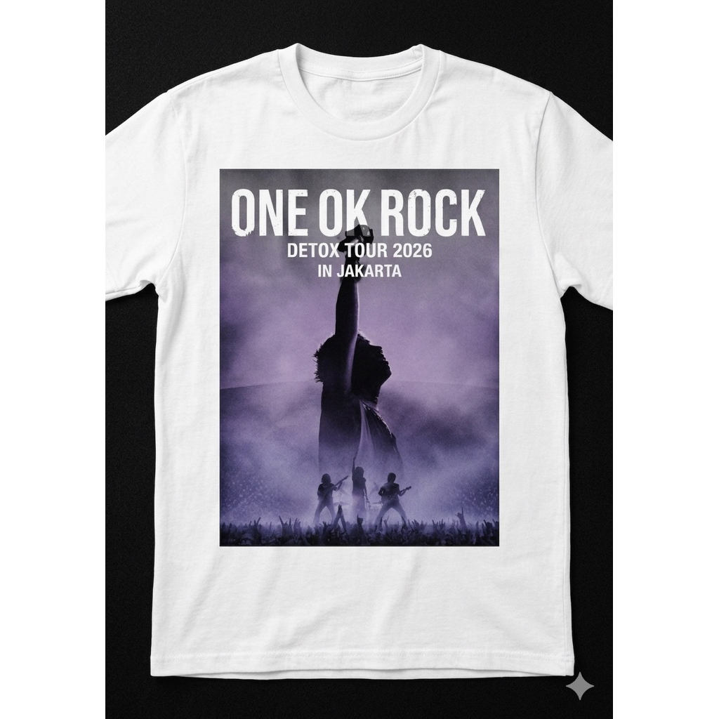 DETOX MOVIE POSTER TEE ONE OK ROCK TEE ONE OK ROCK TSHIRT DETOX MOVIE KAOS ONE OK ROCK DETOX