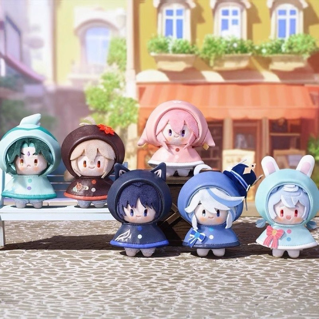 [PREORDER 1 BULAN | FULLPAY] Genshin Impact Plush Keychain – Furina Scaramouche Yae Miko Sigewinne