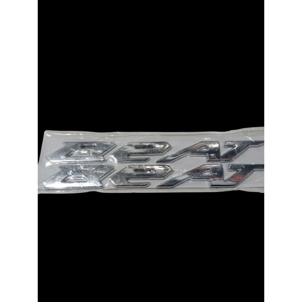 logo emblem BEAT New  Delux  2020-2022 timbul set tinggal pasang