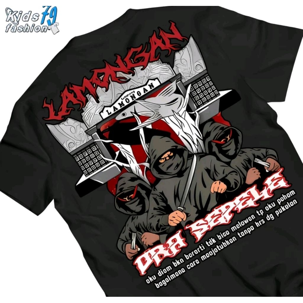 Kaos LAMONGAN ORA SEPELE Kaos T shirt Distro Unisex