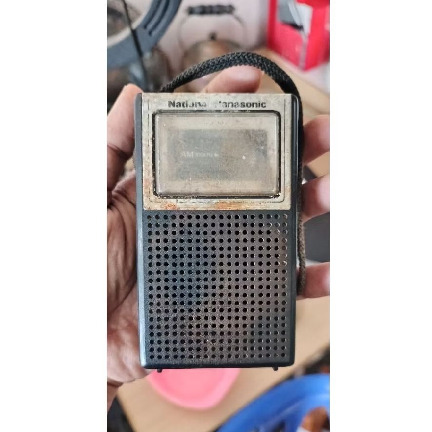 radio national panasonic bekas mati pajangan