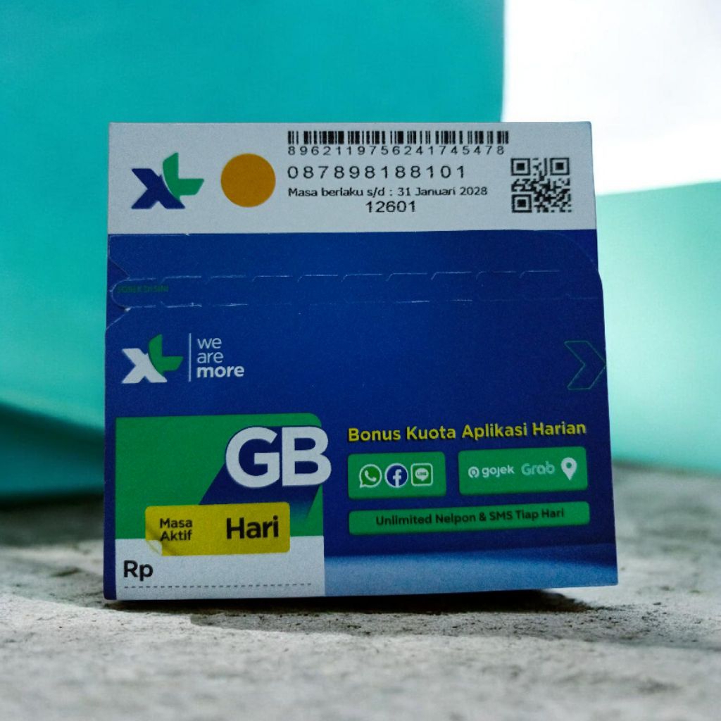 nomor cantik XL 878 9 818 8101 isi kuota 3gb jaringan 5G