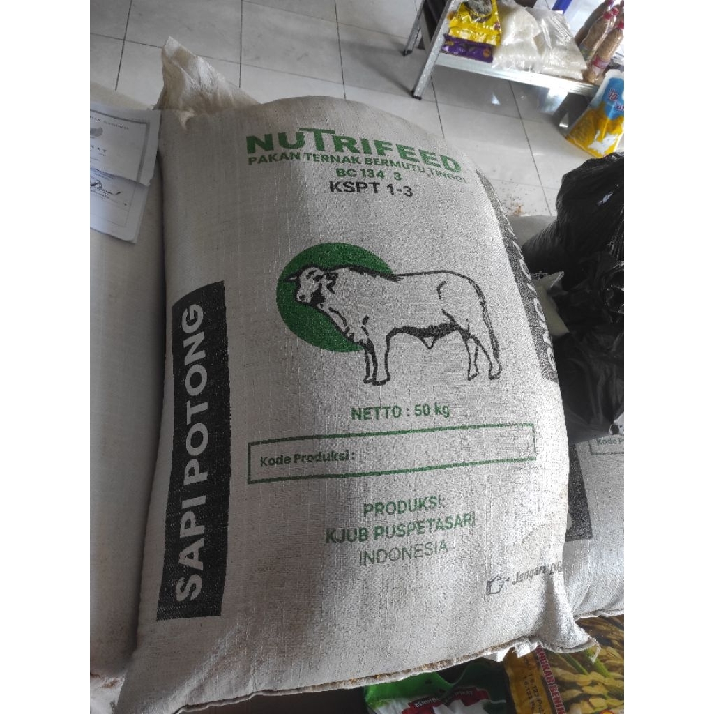 konsentrat sapi nutrifeed bc 134 3 1 karung 50kg
