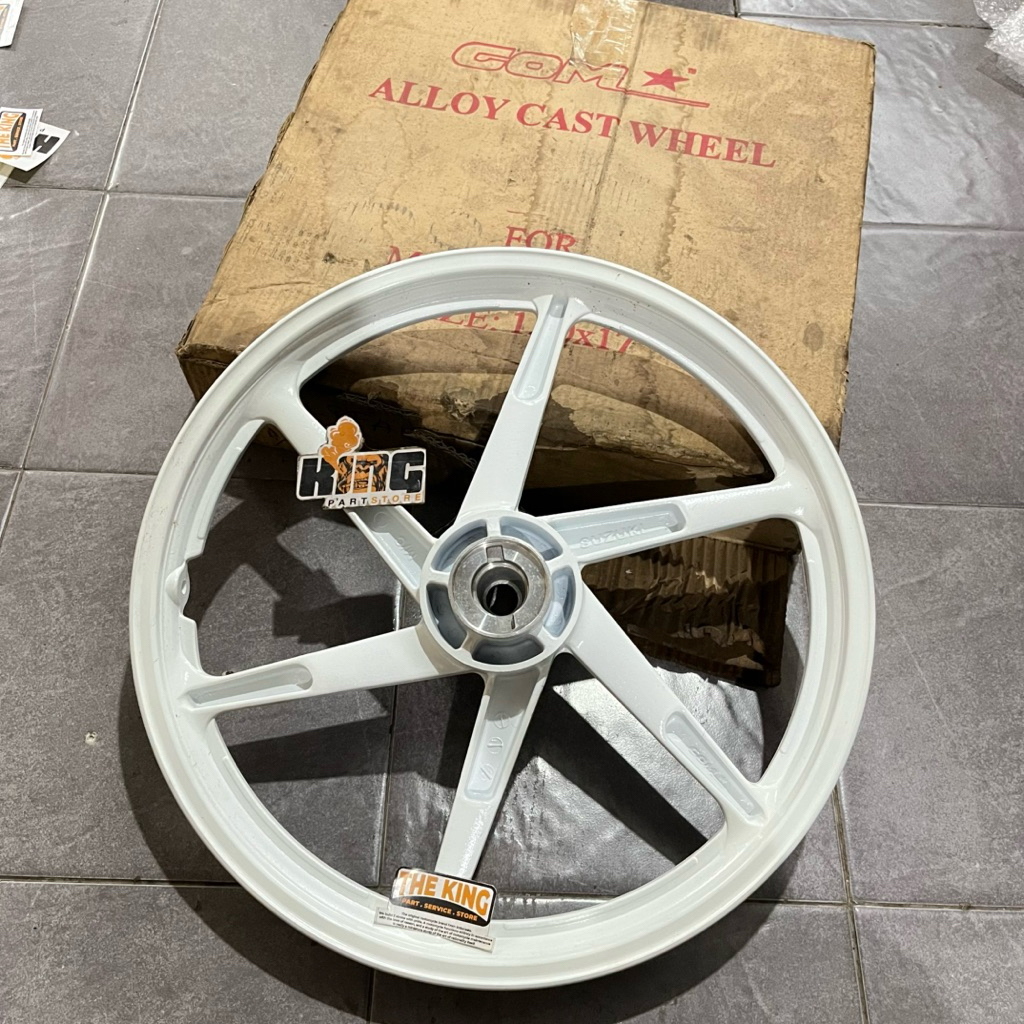 4111M47E40-000 VELG DEPAN PALANG 6 SUZUKI SATRIA LUMBA SHOGUN TORNADO ORIGINAL SGP RING 17-140 ORI C