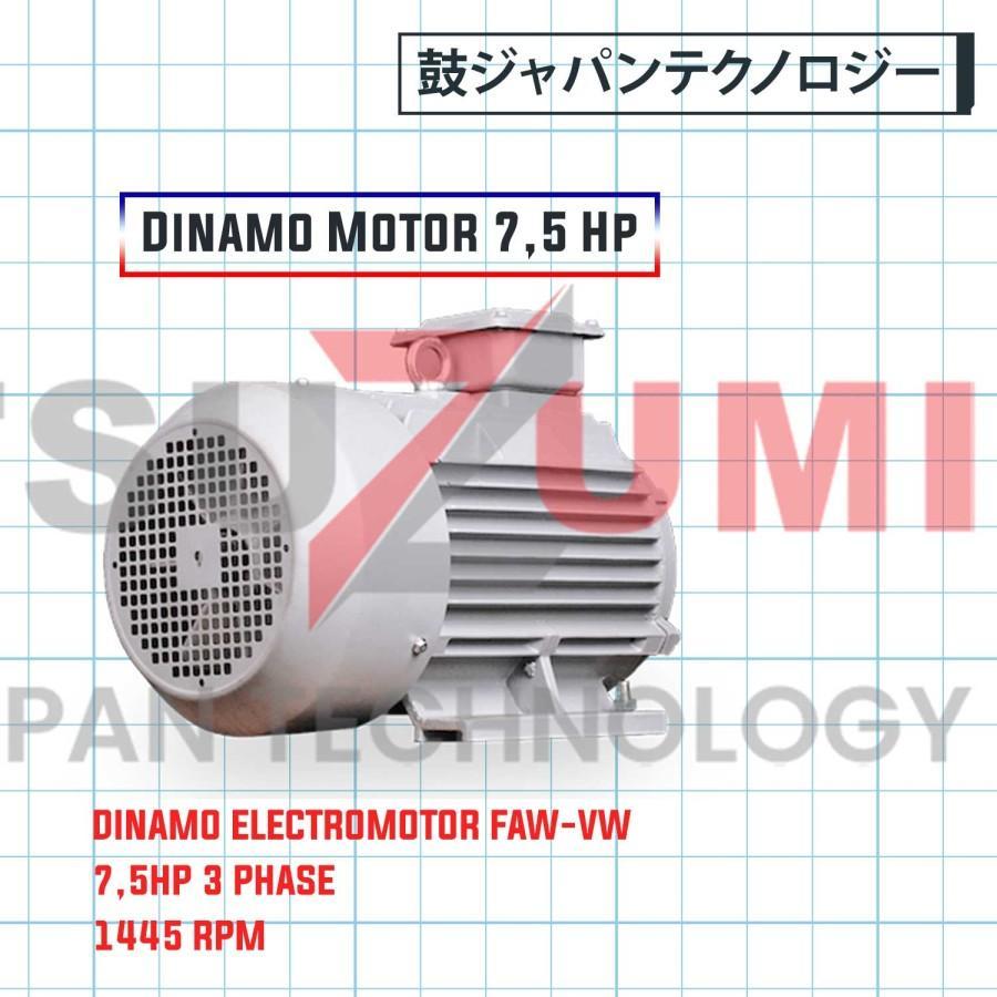 Dinamo Motor Penggerak FAW 7,5 HP 3 Phase / Mesin Penggerak Kompresor