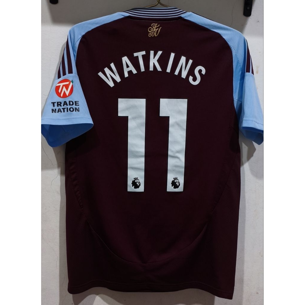 JERSEY ASTON VILLA HOME 2024-25 SIZE M WATKINS