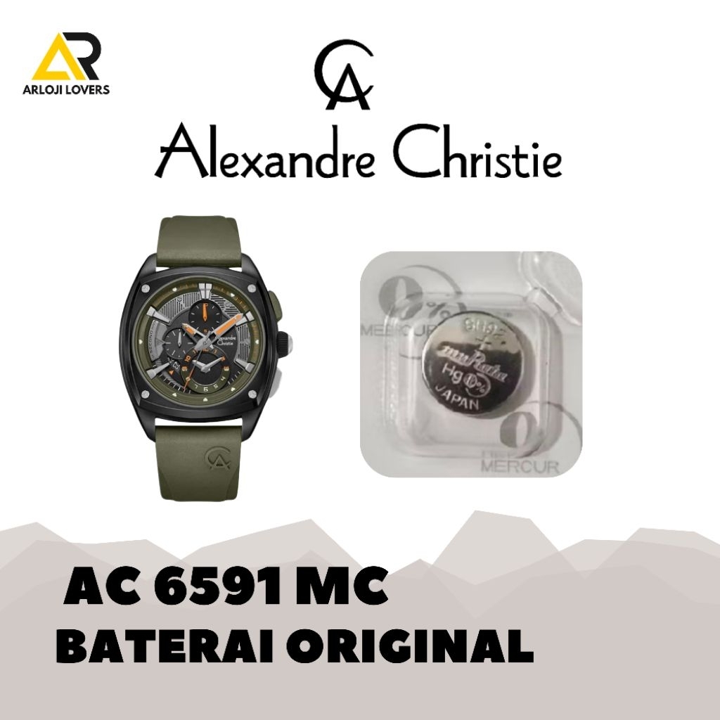 Baterai Jam Alexandre Christie Type AC6591MC Original